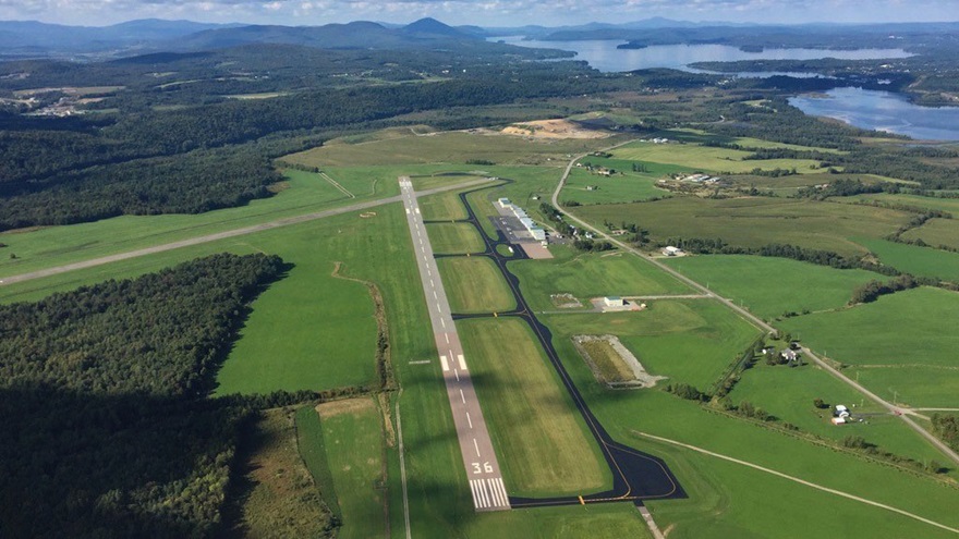 Northeast Kingdom International Airport. Photo courtesy of Bruce McFarlane.