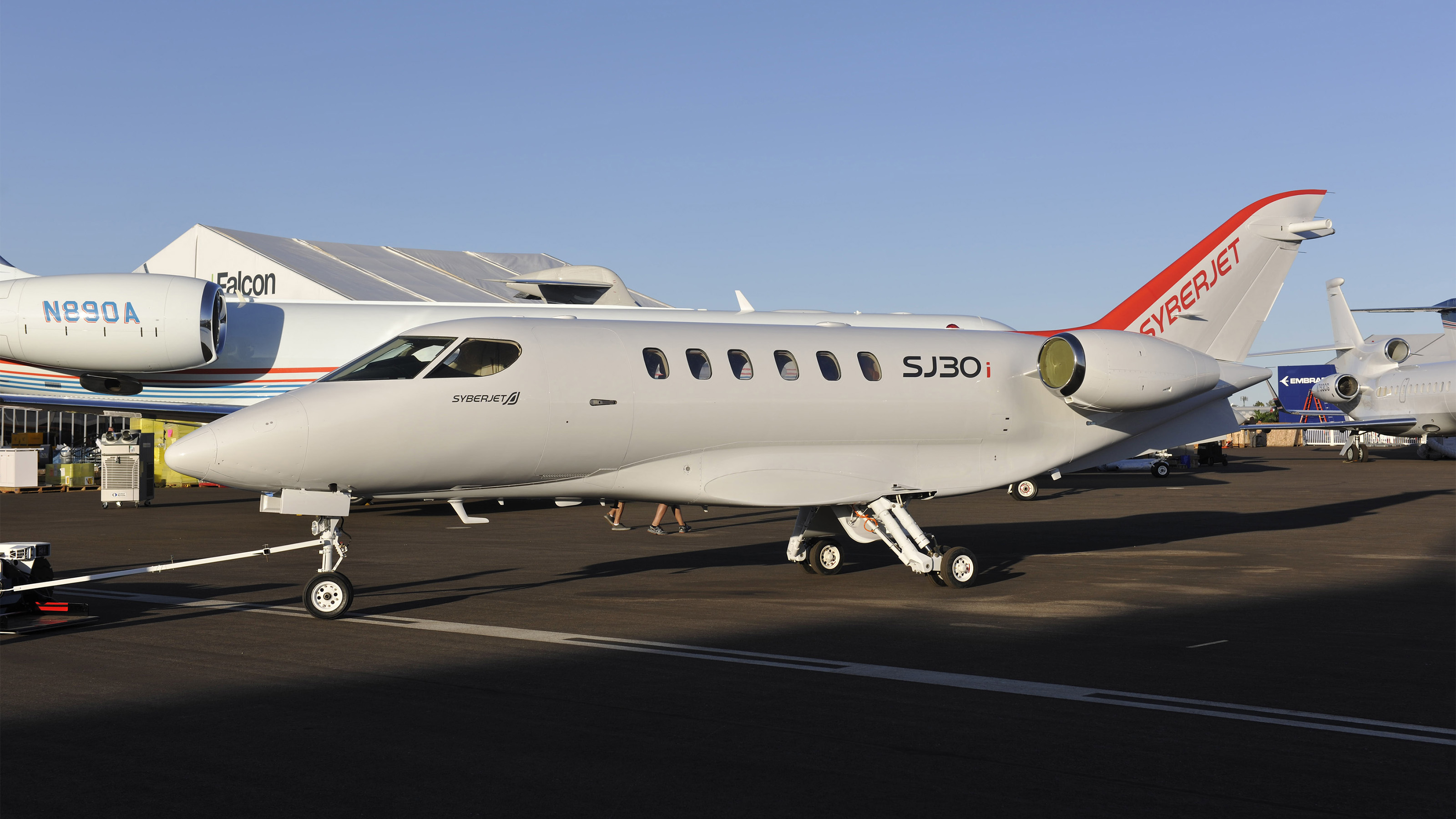 SyberJet SJ30i on display. Photo by Mark Wagner.