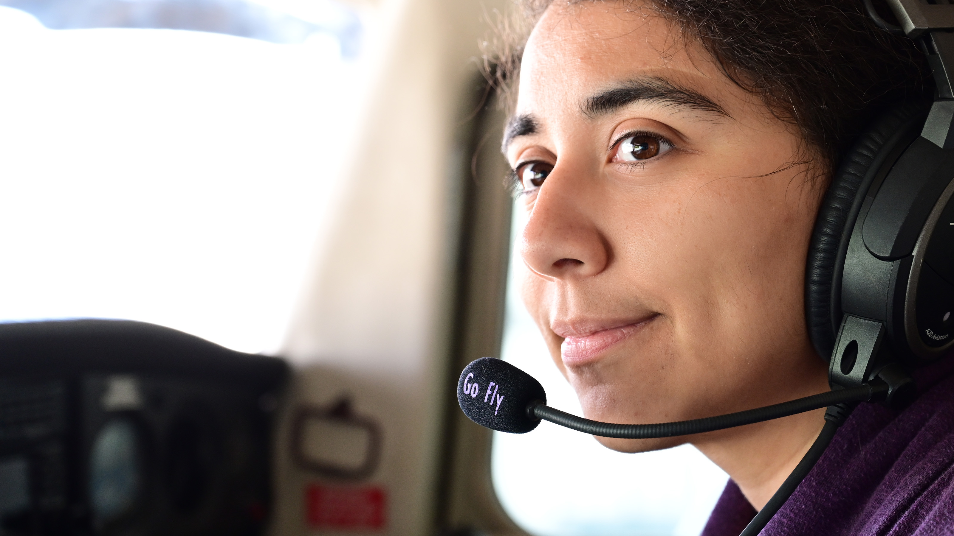 BuzzMuffs are custom aviation mic muffs that you can personalize with your name, N number, favorite aviation hashtag, or other information. Photo by David Tulis.