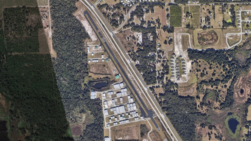 Orlando Apopka Airport. Photo courtesy of Google Earth.