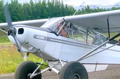 Georgetown University medical student Sarah Powell took advantage of a forced break in her education to earn her private pilot certificate in 26 days. Photo courtesy of ACME Cub Training. 
