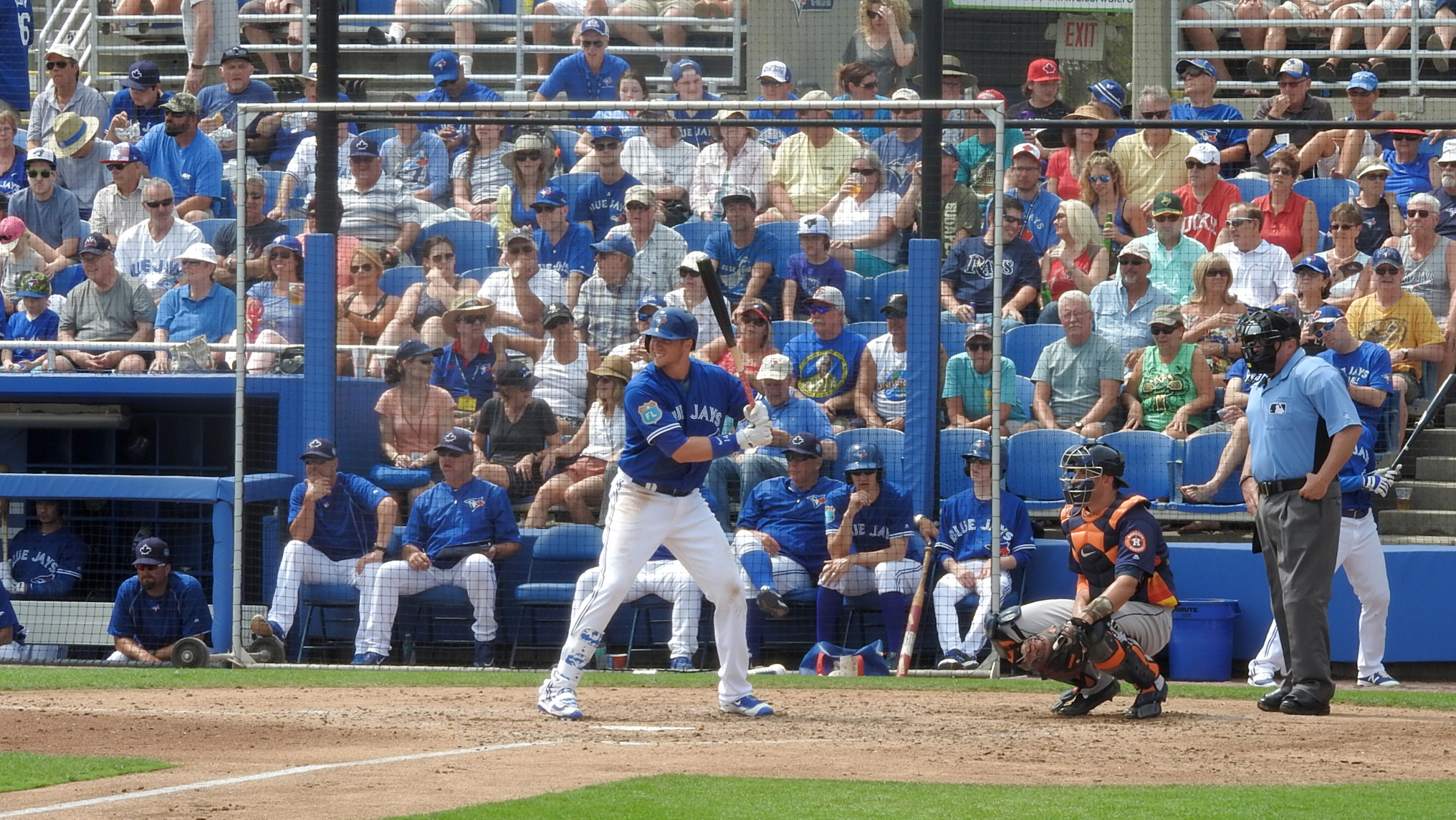 The Toronto Blue Jays play their home spring training games at TD Ballpark in Dunedin. The stadium is finishing a $100 million face-lift and expansion in time for the 2020 Grapefruit League season. Photo courtesy of the Florida Sports Foundation.