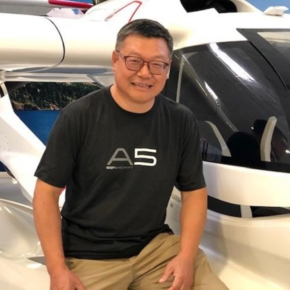 Jason Huang is the new president of Icon Aircraft. Photo courtesy of Icon Aircraft.