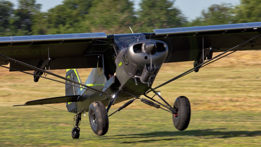 American Legend Aircraft announced a more powerful, three-seat backcountry version of the Legend Cub called the Mother Of All Cubs, or MOAC. Photo courtesy of Jim Wilson, American Legend Aircraft.