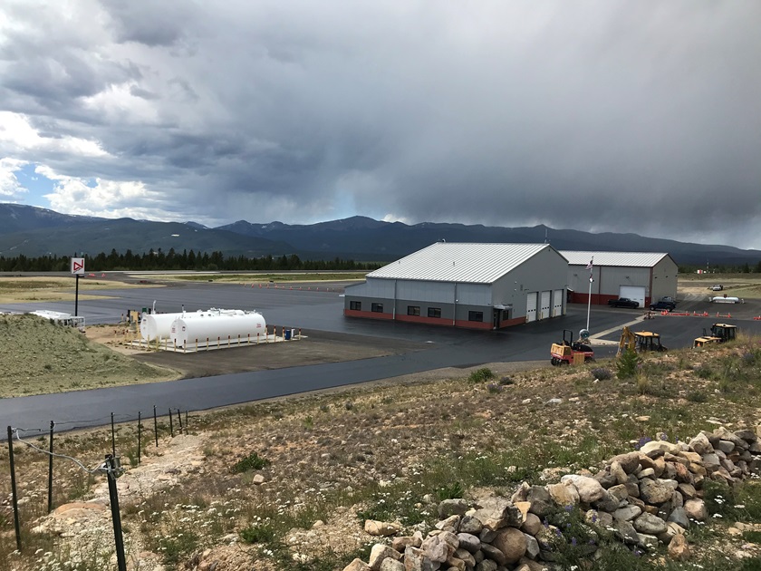 Along with the new runway, Lake County Airport is also sprucing up the facilities and infrastructure with an eye on drawing more traffic. Photo courtesy of Airport Manager Brett Cottrell.