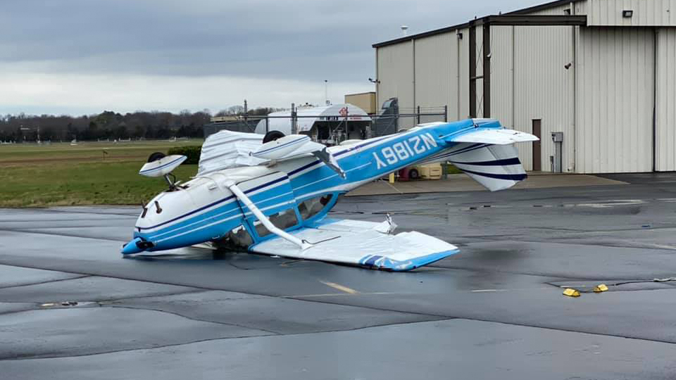 Tune Airport devastated as tornadoes strike Nashville area