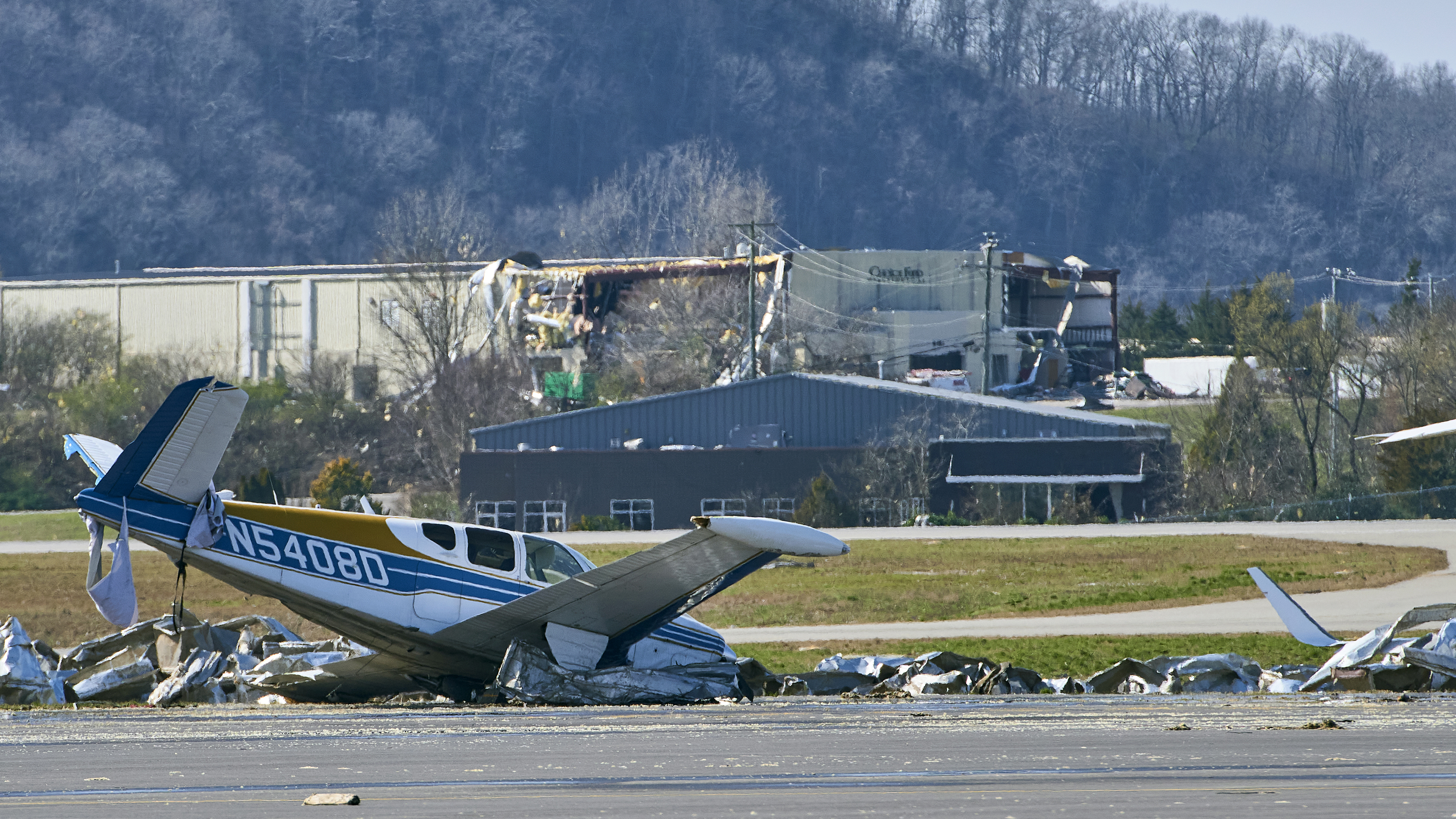 Tune Airport devastated as tornadoes strike Nashville area