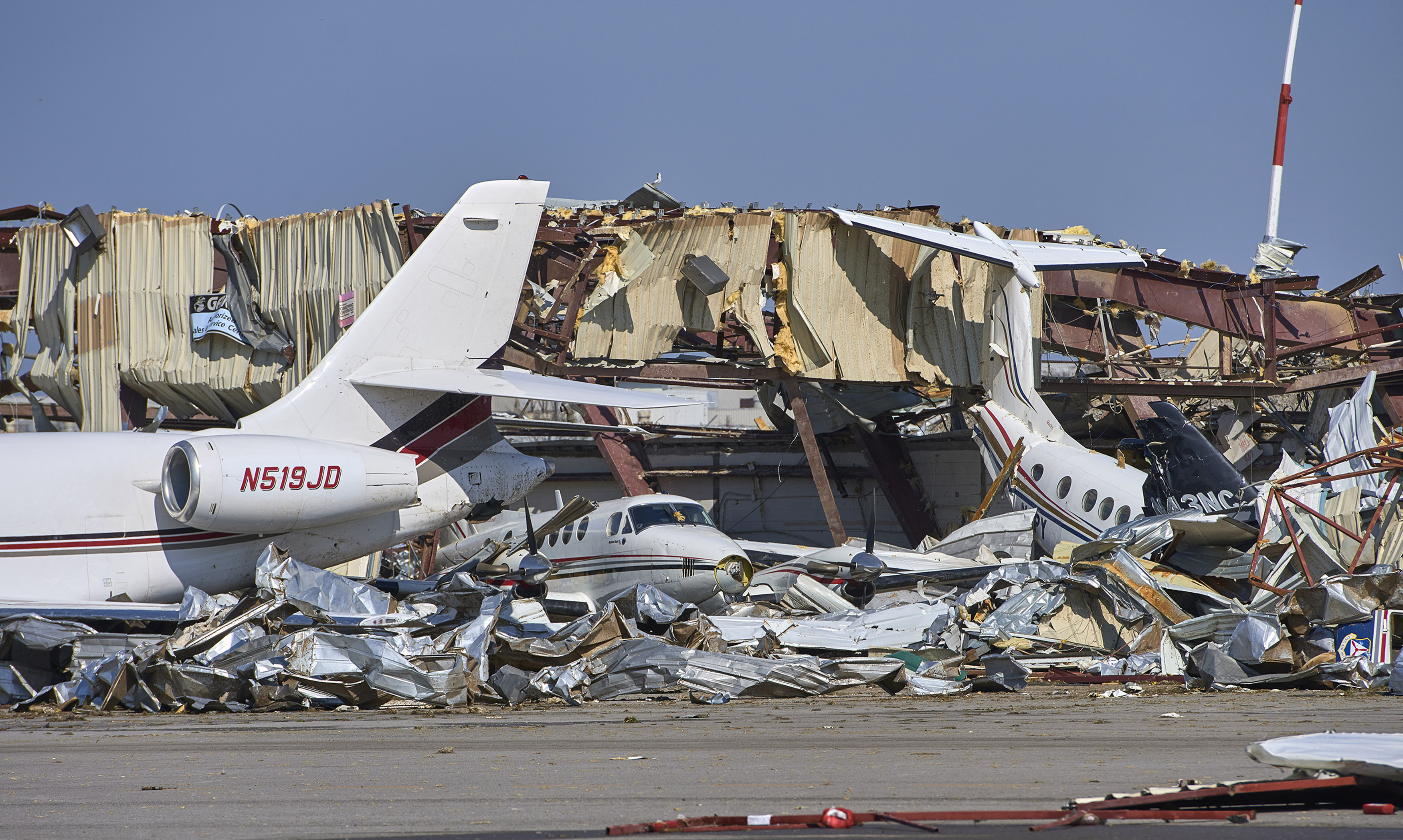 Tune Airport devastated as tornadoes strike Nashville area AOPA