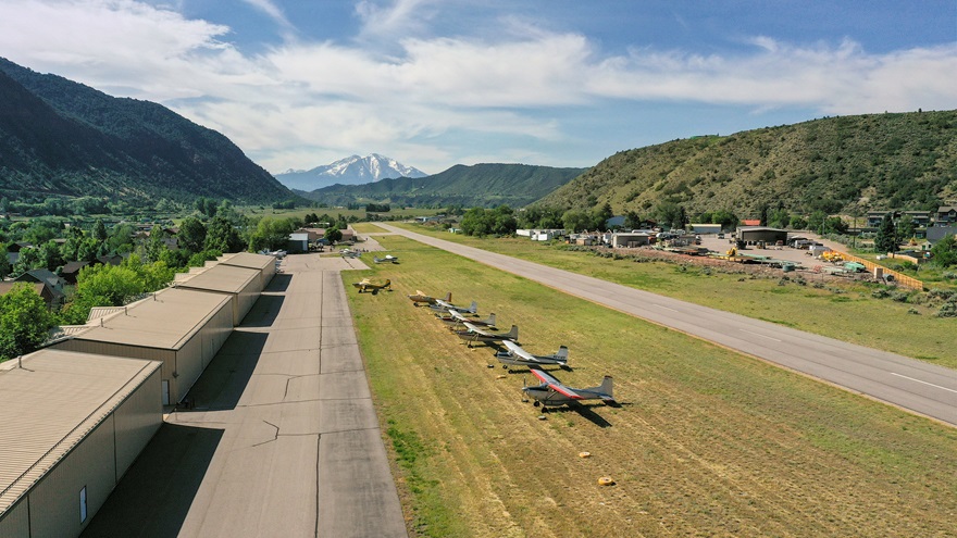 Glenwood Springs Municipal Airport. Photo courtesy of Salvador Lopez, Lamp Post Camera Works.