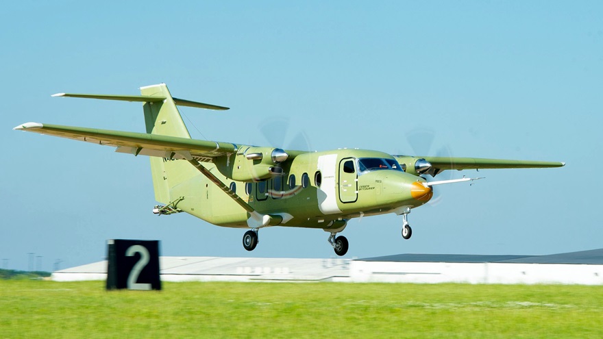 Textron's Cessna SkyCourier made its first flight on May 17. Photo courtesy of Textron Aviation.