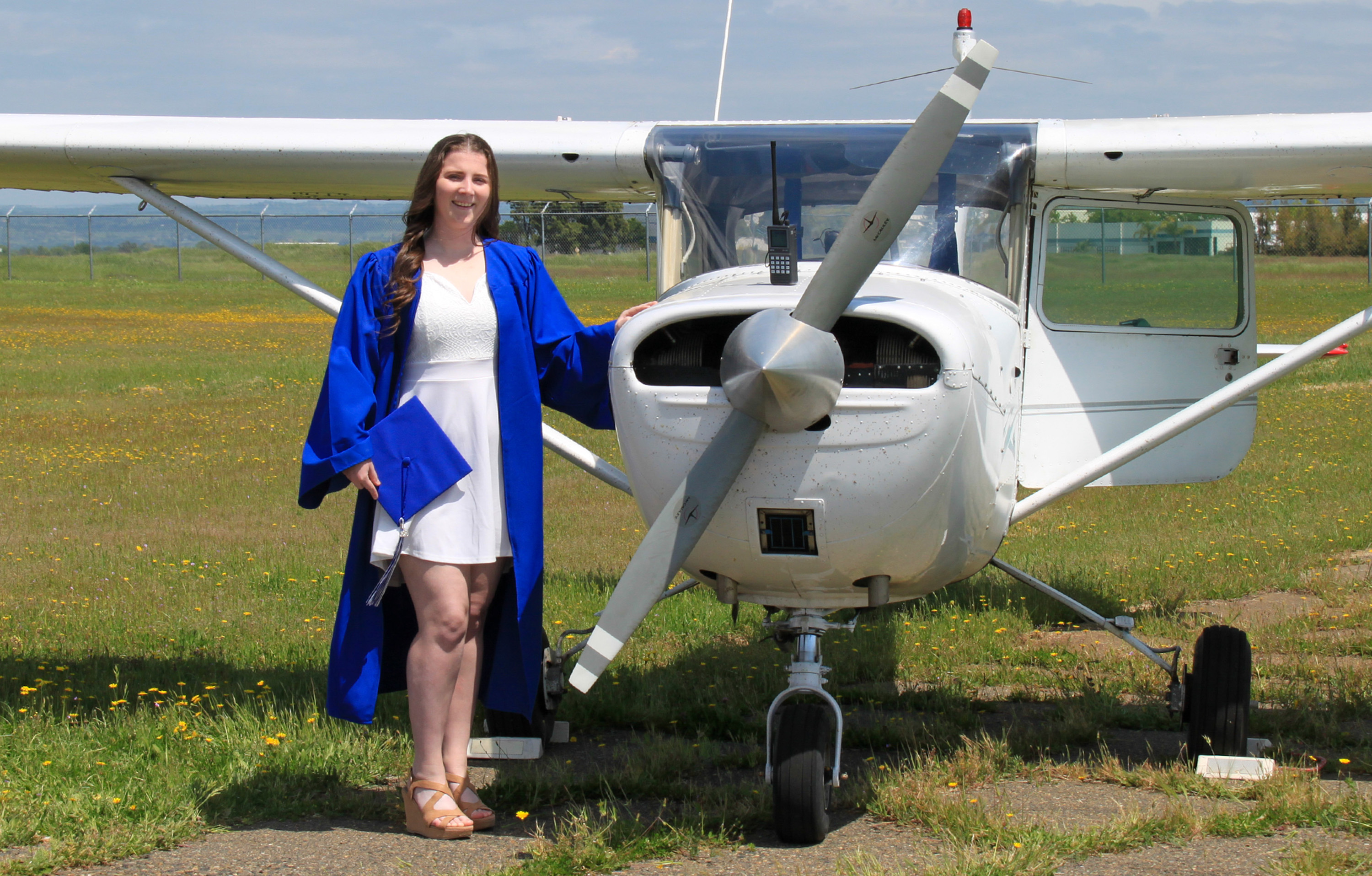 Amy Whelan is a senior at Rocklin High School, in Rocklin, California. She is completing training for her private pilot certificate and is a member of AOPA and the Experimental Aircraft Association. Whelan is a Ray Aviation Scholar, and the scholarship funds are covering her flight training expenses. She plans to attend Embry-Riddle Aeronautical University with a goal to become a commercial pilot. Photo courtesy of Scott Whelan.
