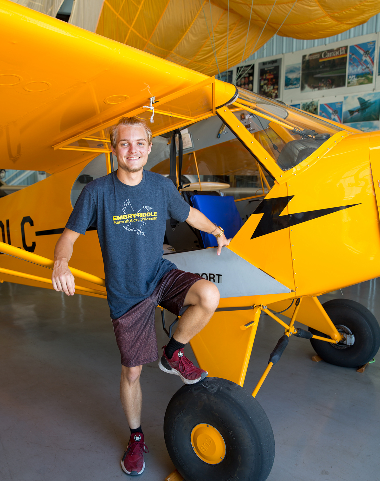 Coral Shores High School graduate Dominic Austin, of Florida, will attend Embry-Riddle Aeronautical University. He is majoring in aviation maintenance science with an area of concentration in flight. “Right now I’m about 7 hours in on my student private license flying off a scholarship from the EAA Marathon chapter 1241 and should be soloing at around 10 hours,” he wrote. Photo courtesy of Dominic Austin.