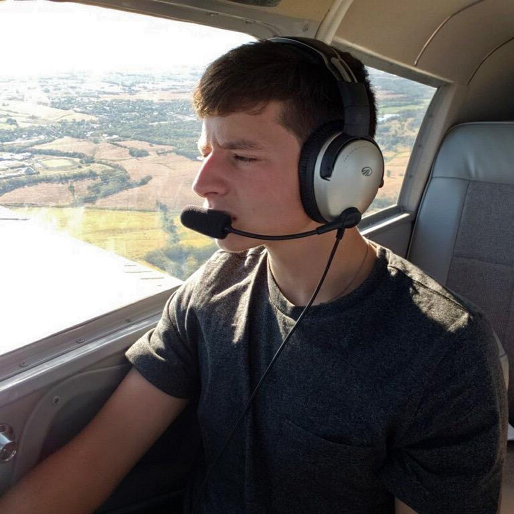 Landen Bowling is a 2020 graduate of Mason County High School in Maysville, Kentucky, and he is nearing the checkride portion of his private pilot certificate. Landen is pursing a career in commercial aviation and will attend the University of Cincinnati. Photo courtesy of Mason County High School aviation teacher Josh Underwood. 