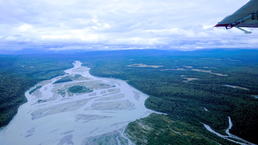 Susitna River just outside Talkeetna, Alaska. Photo by Amy Laboda.