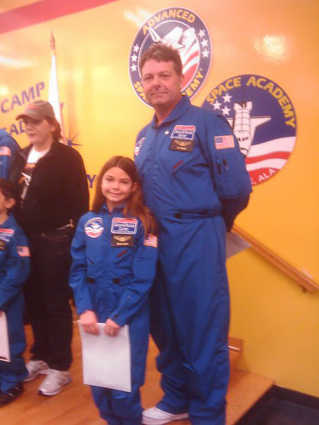 Alyssa Carson's NASA ambitions started at an early age. Photo courtesy of Bert Carson.