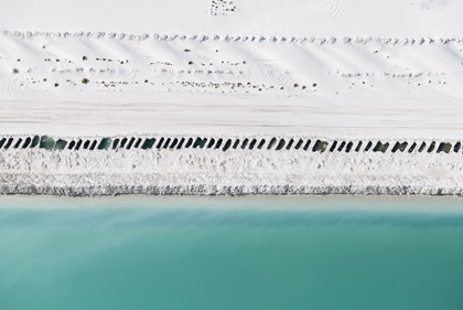 Sarah Tamar says the Bonneville Salt Flats look “like an alien landscape” with colors “out of this world.” Photo by Filip Wolak.