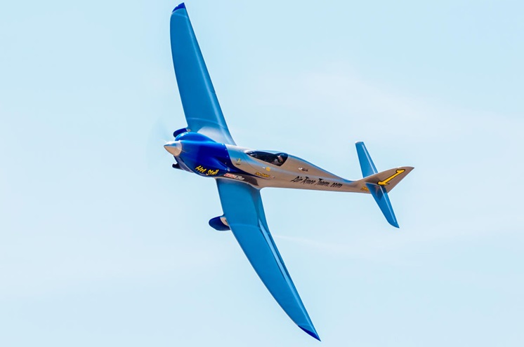 Beringer Aero is partnering with Air Race E to establish an all-electric aircraft racing league with side-by-side flying competition 33 feet above the ground, beginning in 2021. Photo courtesy of Simone Ciaralli, Air Race E.            