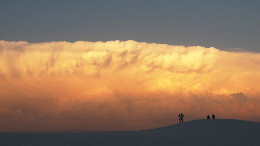 Sunset at White Sands National Park near Alamogordo, New Mexico. Photo courtesy of the National Park Service.