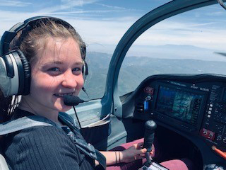 Jaden Newman over Torrance, California, in a Sling 2. Photo courtesy of Tanya Newman.