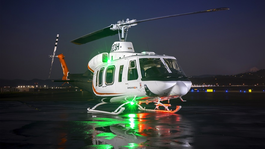 Erickson announced that it will acquire the Bell model 214ST and B/B1 helicopter type certificates from Bell Textron Inc. Photo courtesy Erickson Inc.