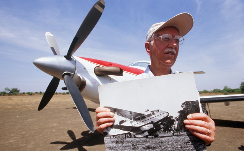 Mission Aviation Fellowship cofounder and pilot Stuart King started the aviation-based outreach in 1945. Photo courtesy of Mission Aviation Fellowship.
