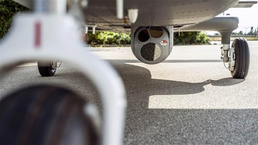 The P2012 SMP can be integrated with one of three models of the L3 Harris Wescam MX-series imaging system. Photo courtesy of Tecnam. 