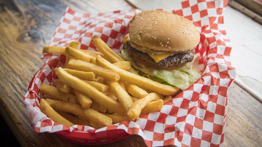 Fly away from the crowds for lunch! Photo by Chris Rose.