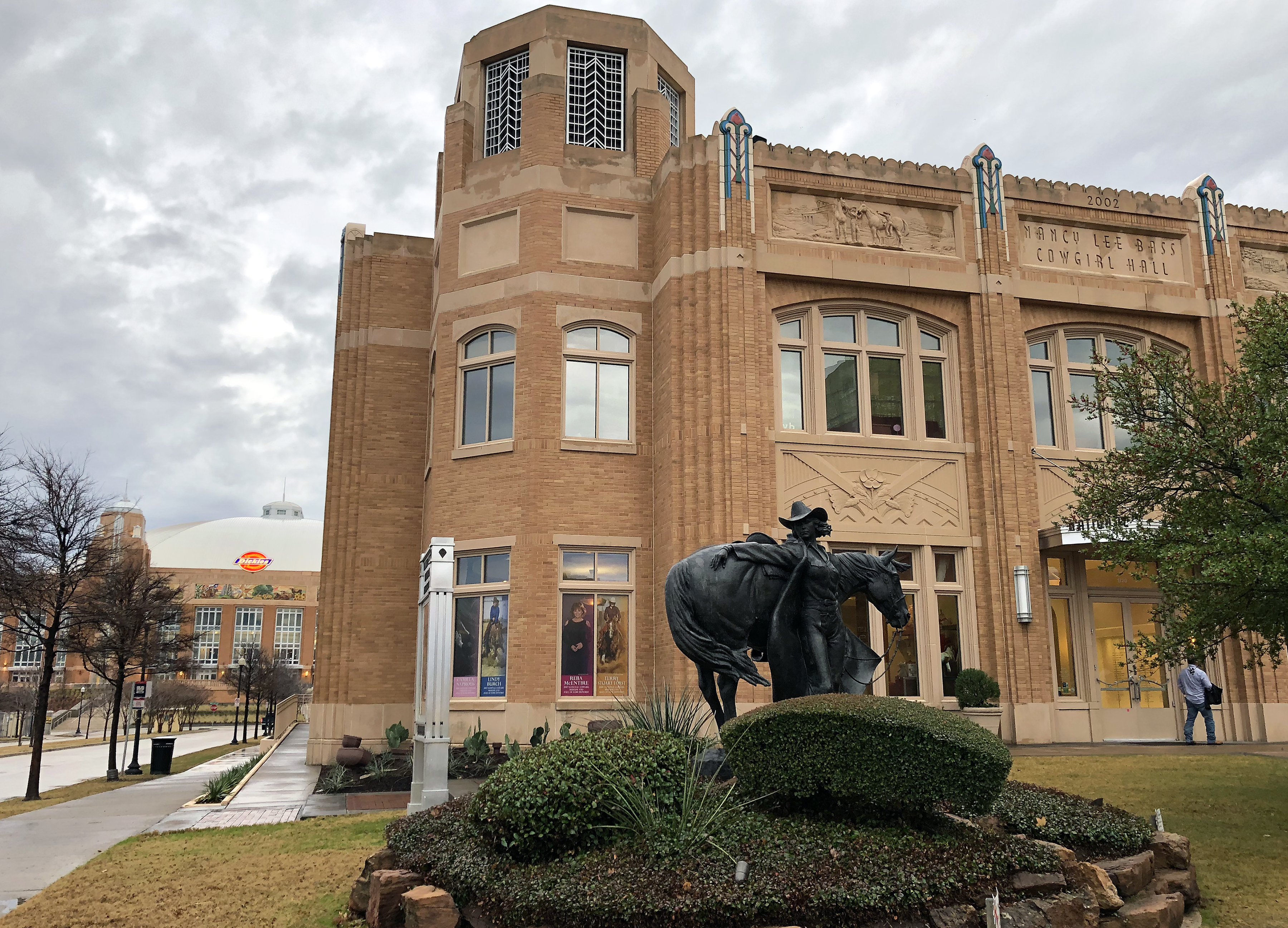 National Cowgirl Museum and Hall of Fame with Dickies Arena in the background. Photo by MeLinda Schnyder.