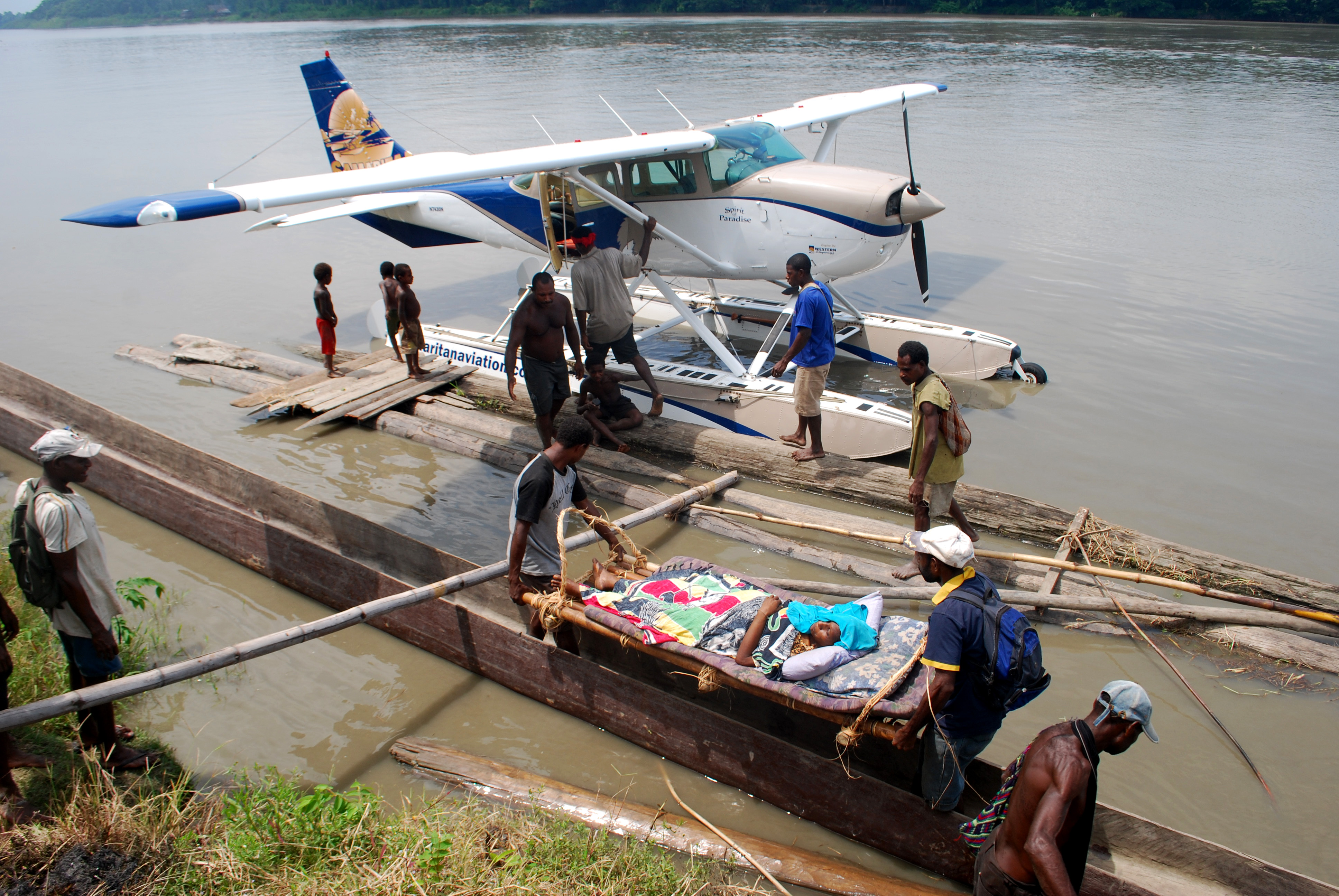 Samaritan Aviation performs medical ministry and outreach in an area along the 700-mile-long Sepik River in Papua New Guinea. Photo courtesy of Samaritan Aviation.