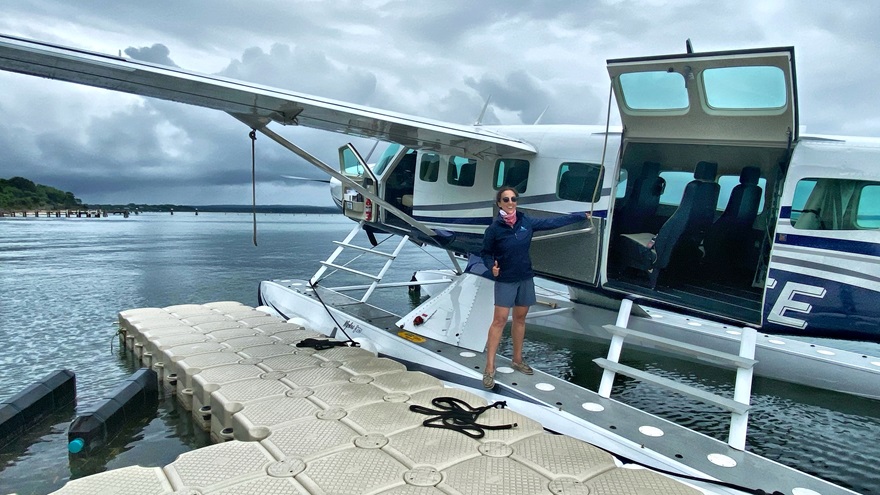Women in Aviation International/Martha King Scholarship for Female Flight Instructors winner Sarah Tamar Kohan is second in command for a Tailwind Cessna Grand Caravan and hopes to earn her flight instructor certificate so that she can teach float flying. Photo courtesy of King Schools.