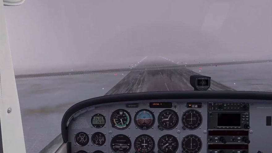ClimaDrive is a flight simulation add-on that draws on historical weather data to realistically simulate challenging flight conditions in either Microsoft Flight Simulator X (2006), or Lockheed Martin's Prepar3D. Image courtesy of Pilot Training System.