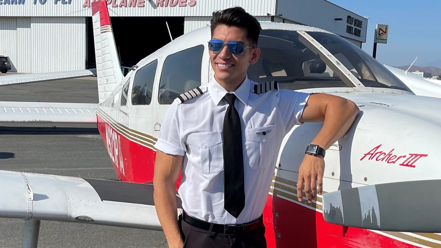 Sergio Ramirez was named best flight instructor in the Western Pacific region in the 2021 AOPA Flight Training Experience Awards. Photo courtesy of Sergio Ramirez.