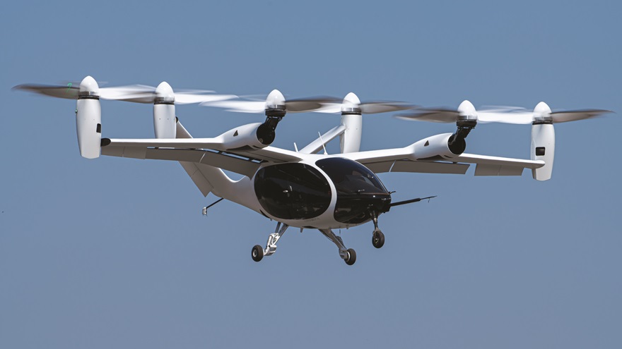 Joby Aviation hopes to certify the first electric vertical takeoff and landing aircraft by 2023. Photo courtesy of Joby Aviation. 