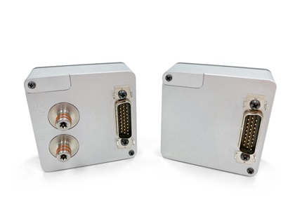 The MD23 Custom Function Display comes with a 26-pin data port on the back, and optional pitot-static connectors (left). Photo courtesy of Mid-Continent Instruments and Avionics. 