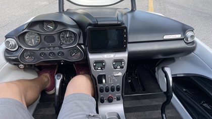 Icon A5 interior. Photo by Jamie Beckett.