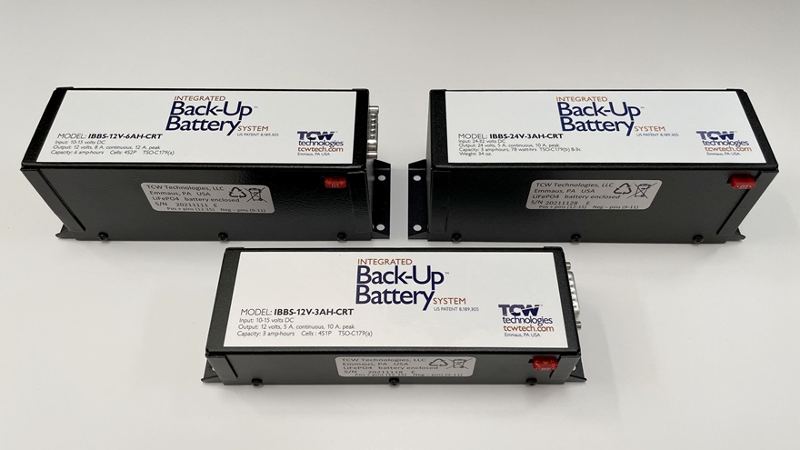 TCW Technologies has obtained an FAA supplemental type certificate to install its backup batteries designed to power critical avionics in about 100 Beechcraft, Cessna, Grumman, Mooney, and Piper aircraft. Photo courtesy of TCW Technologies.