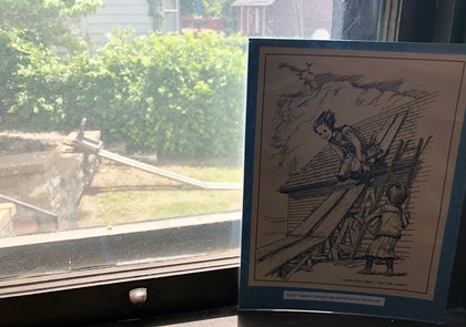 Amelia Earhart Birthplace Museum replica roller coaster. Photo by MeLinda Schnyder.