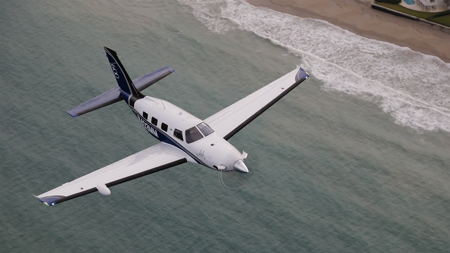 Piper Aircraft delivered six of its flagship M-600 aircraft in the first three months of 2021, contributing to an industry-wide increase in turboprop and piston sales, while business jet deliveries were flat. Photo by Chris Rose.