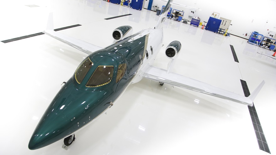 HondaJet deliveries slipped slightly during the first three quarters of 2021, down from 17 aircraft during the first nine months of 2020 to 15 deliveries in the first three quarters this year. Photo by Chris Rose.
