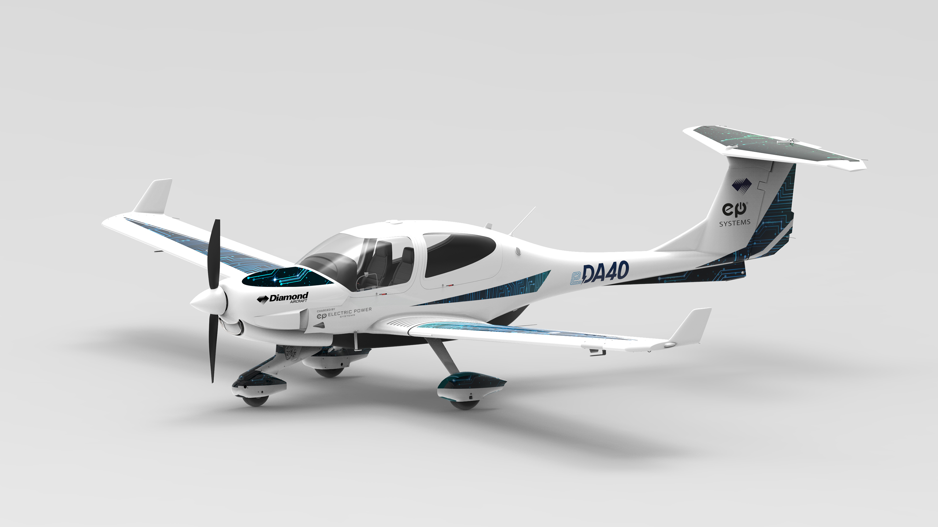 Diamond developing all electric trainer AOPA