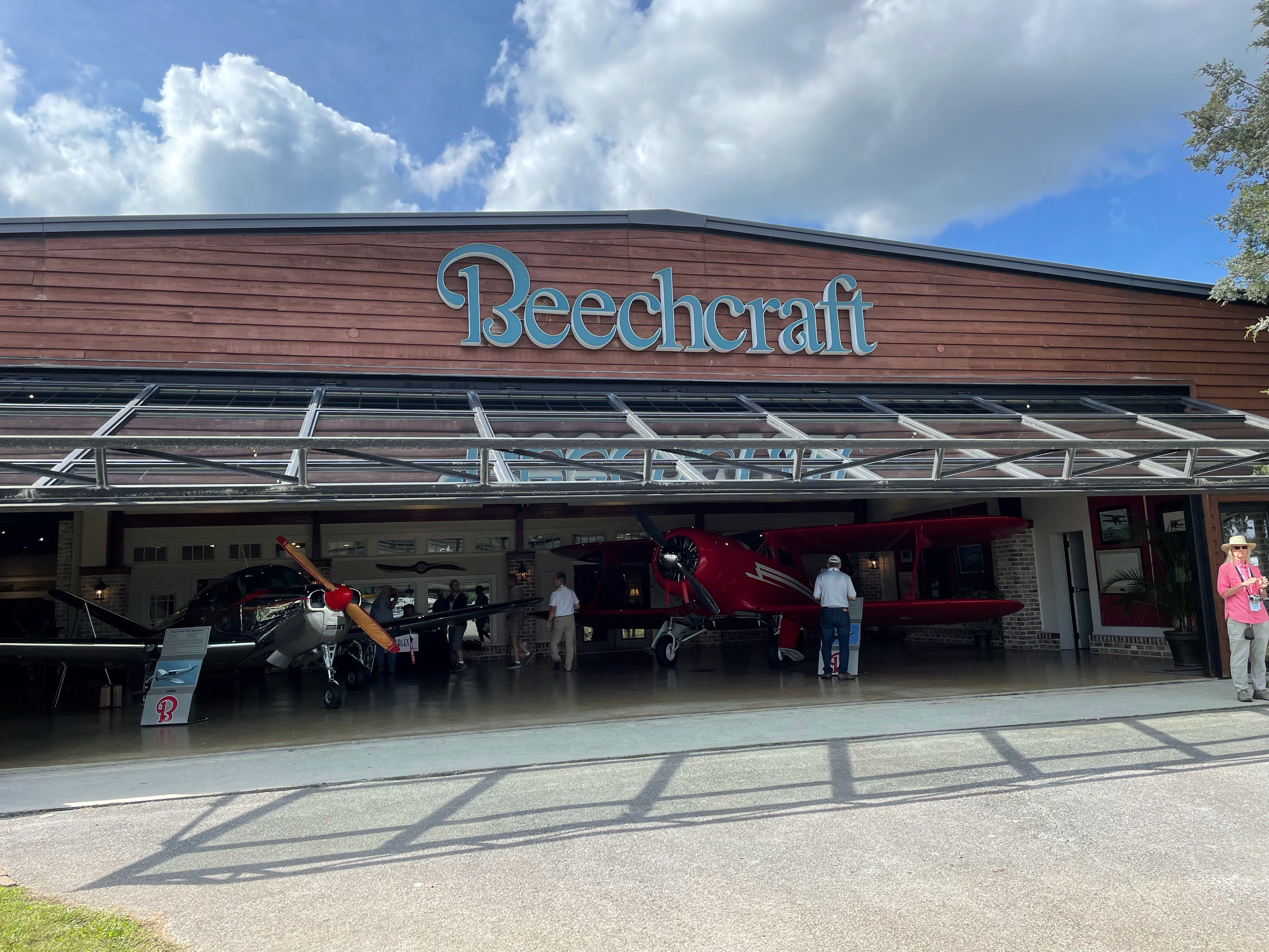 One of the Beechcraft Heritage Museum's many hangars. Photo by Madison Murray.
