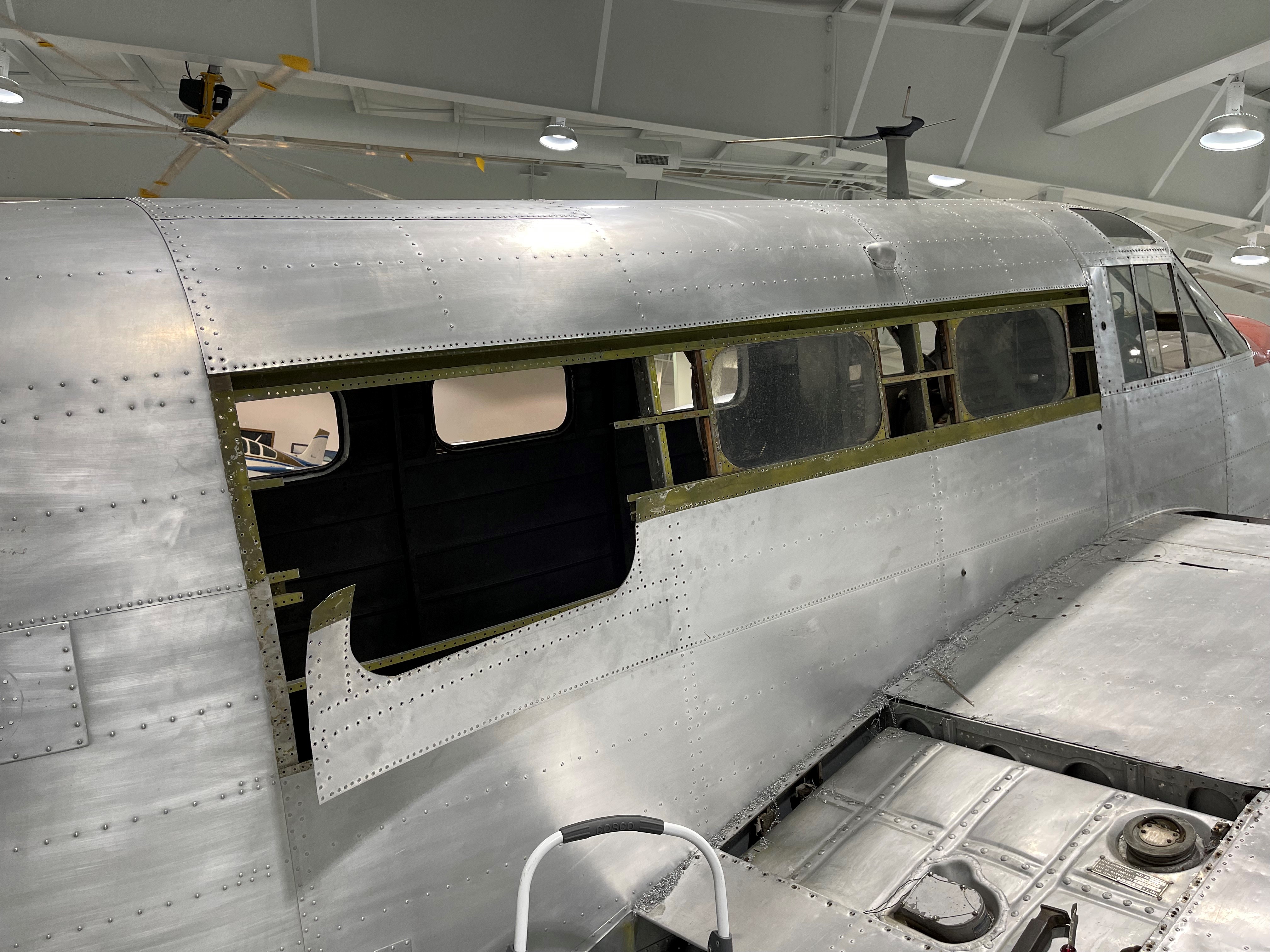 "The AT-11 porthole project was a hit," said AT-11 owner and restorer John Hess. Photo by John Hess.