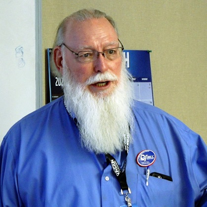 General Aviation Modifications Inc. co-founder and Chief Engineer George Braly pronounced his firm's 100-octane unleaded aviation ready for long-awaited FAA approval at the Sun 'n Fun Aerospace Expo in Lakeland, Florida. Photo by Josh Cochran.