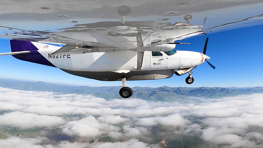 A Cessna 208 Caravan has been used to test systems designed to fully automate aircraft. Photo courtesy of Reliable Robotics. 
