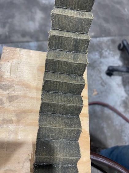 If you find metal in a filter, don't rush into an engine teardown. Follow objective guidance for the proper next steps. Photo courtesy of Jeff Simon.