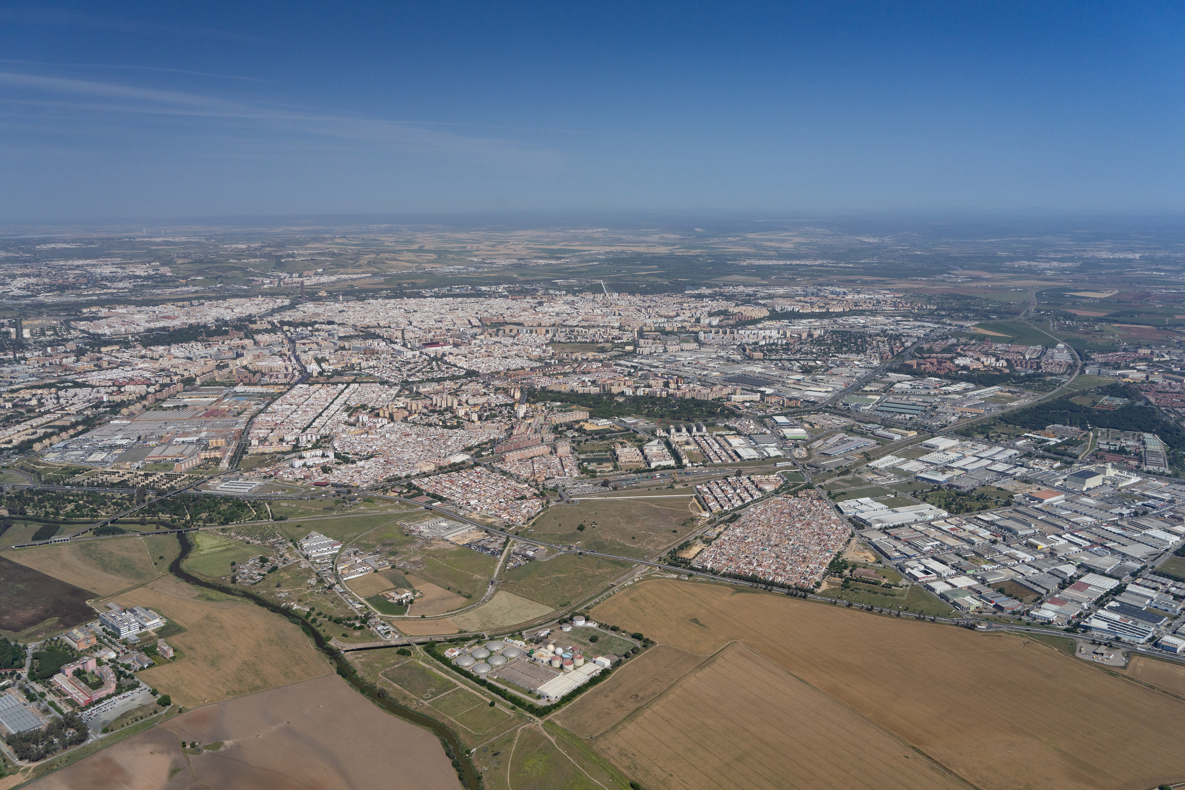 Approaching Seville, Spain. Photo by Garrett Fisher.
