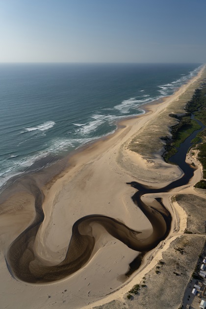 Bordeaux coast, north of Biarritz. Photo by Garrett Fisher.