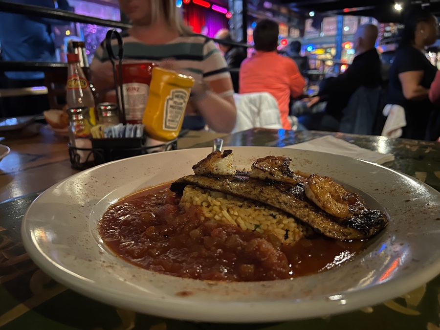 Yazoo Creole Catfish at BB King's Blues Club. Photo by Sierra Harrop.