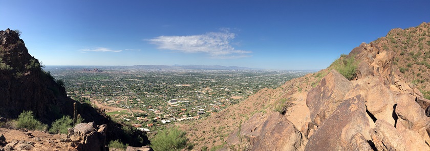 Camelback hike view from near the top. Photo by MeLinda Schnyder.