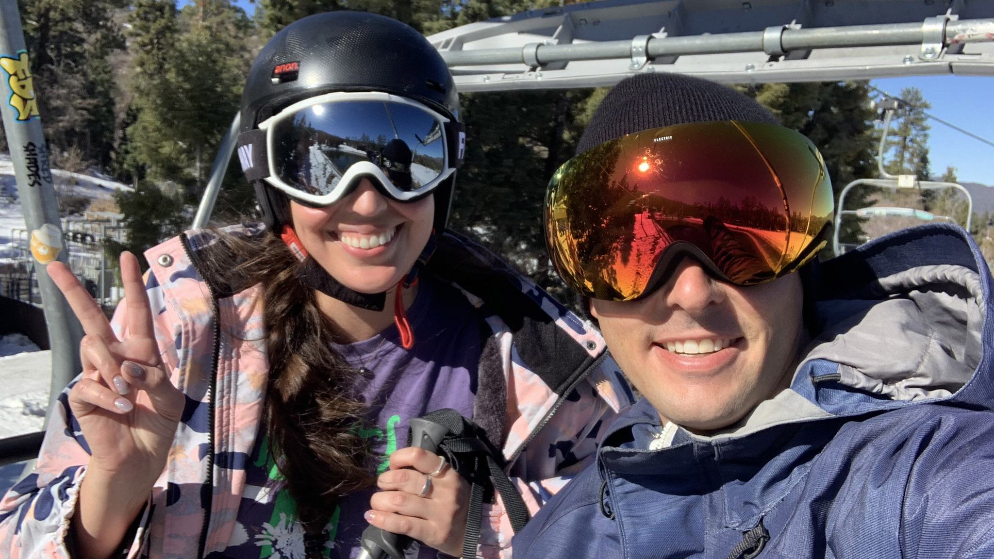 Mark Cole and the author, ready for the first run of the day. Photo by Mark Cole.